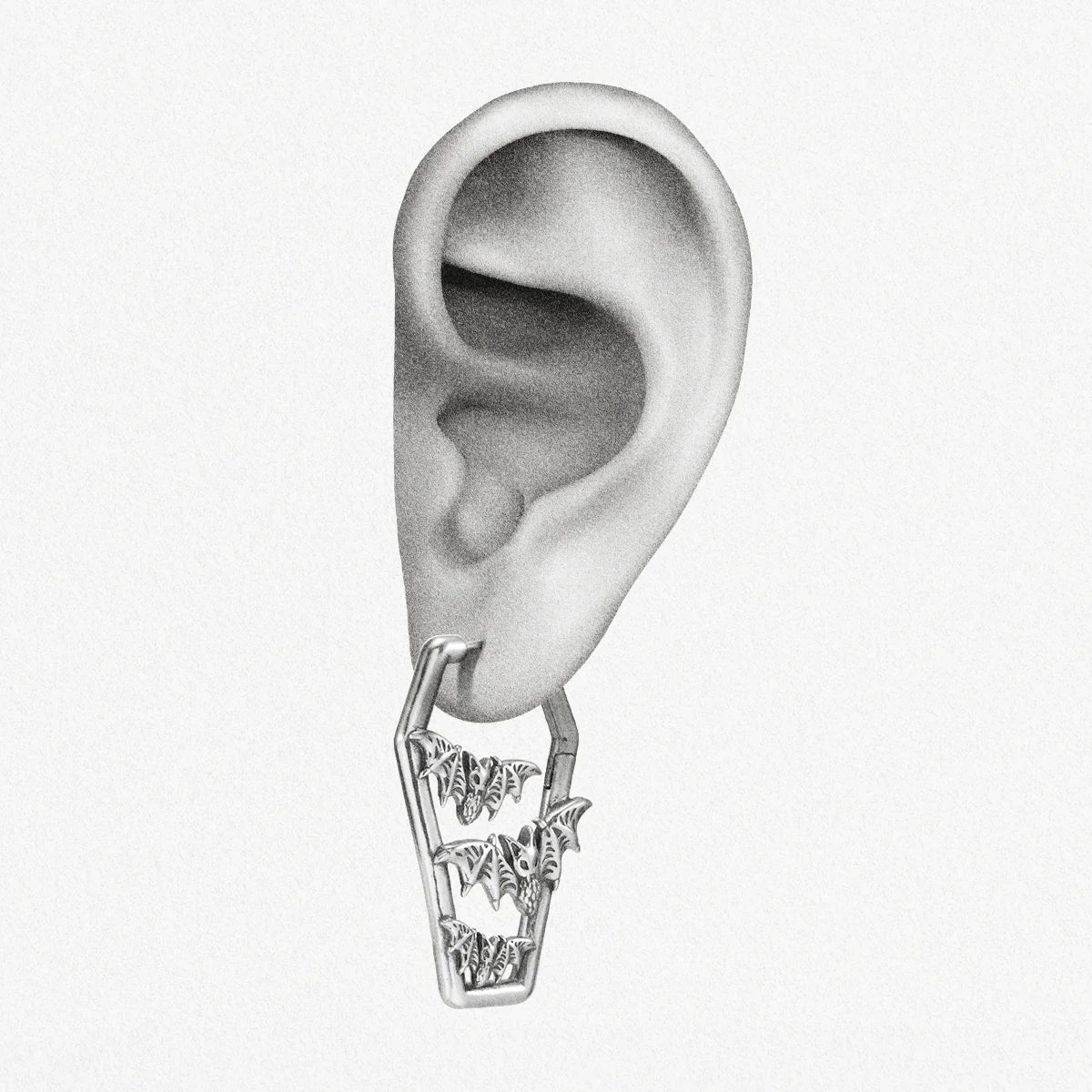 BAT TOMB EARRINGS