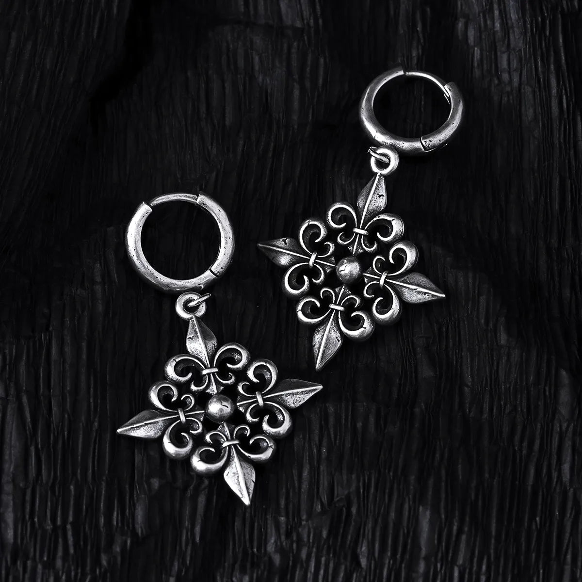 FLEUR-DE-LIS ELEGANCE EARRINGS