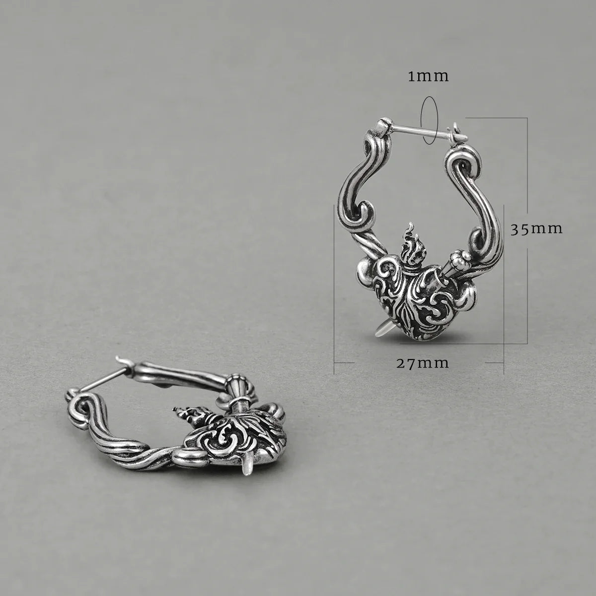 PASSIONATE HEART EARRINGS