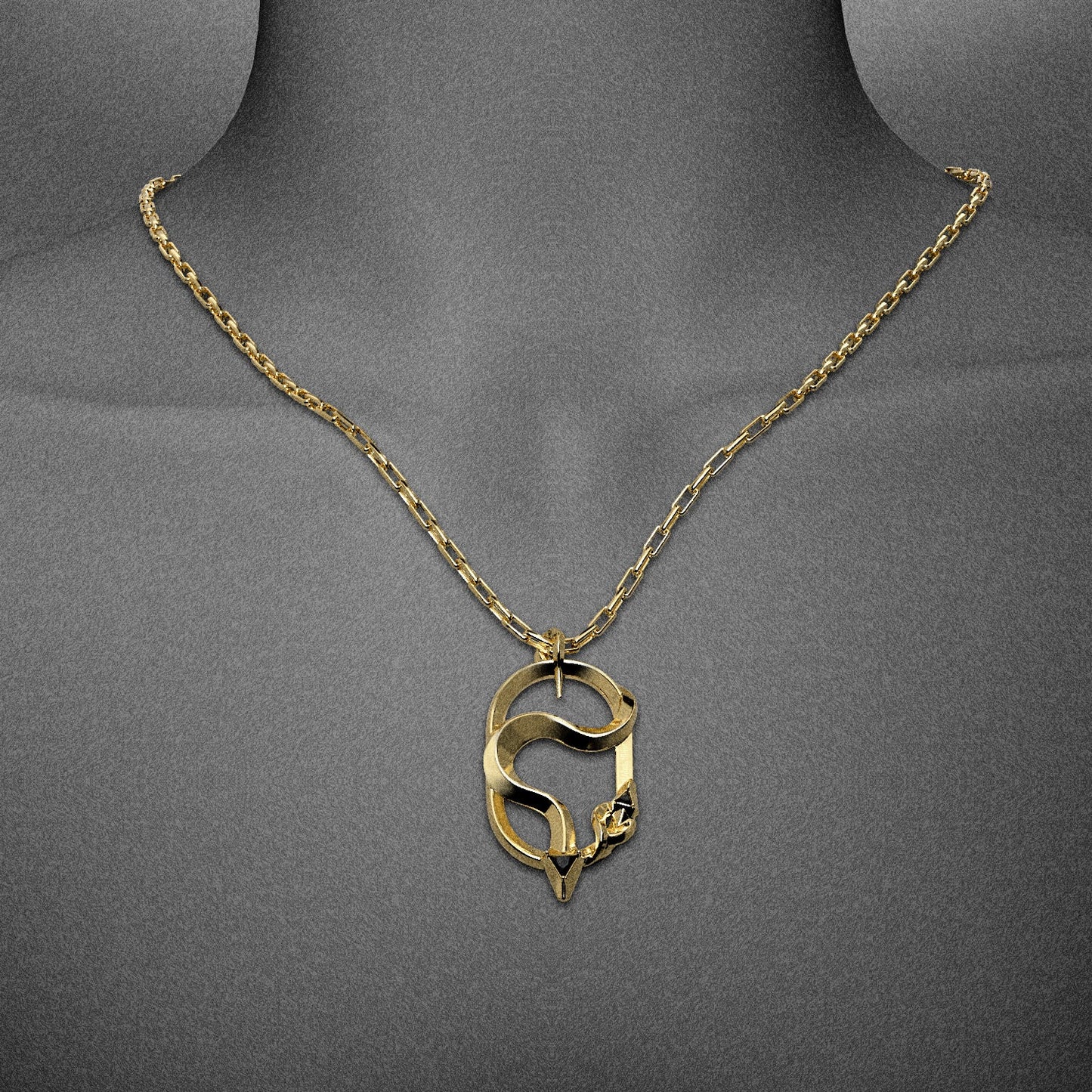 CAGED COIL PENDANT
