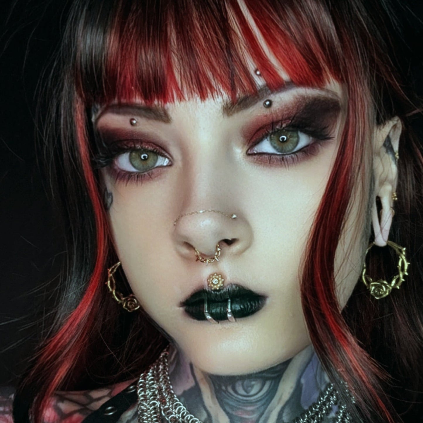 CHAIN SPIKE SEPTUM CLICKER