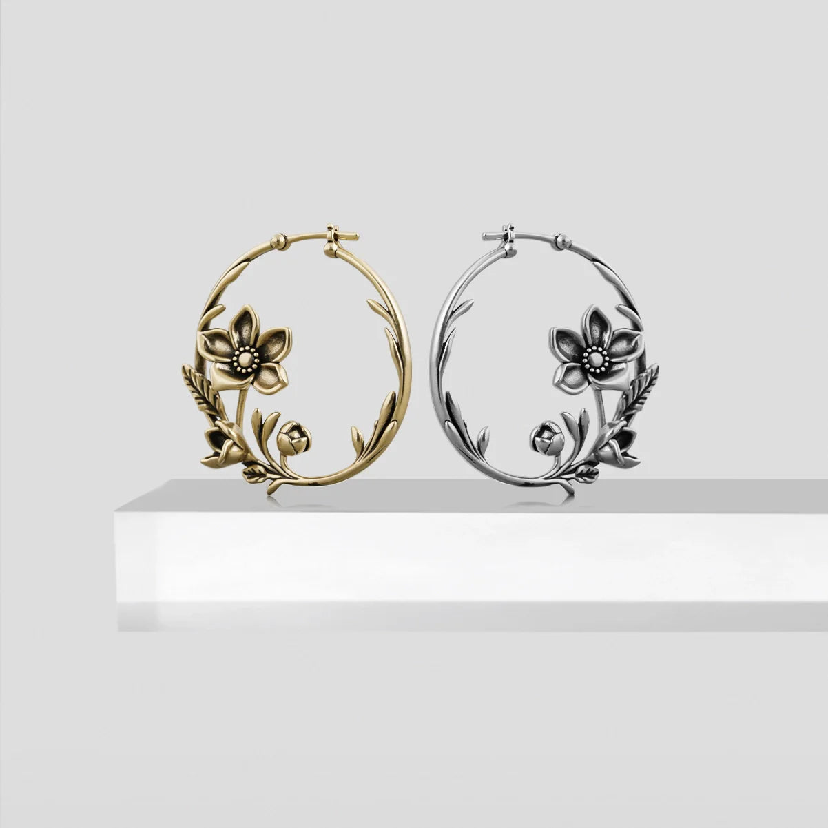 BLOSSOMING VINE EARRINGS