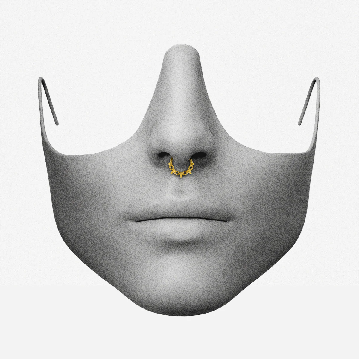 CHAIN SPIKE SEPTUM CLICKER