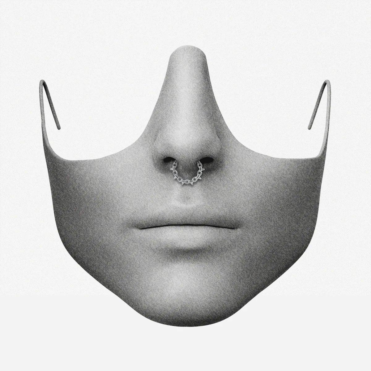 CHAIN & SPIKE SEPTUM CLICKER