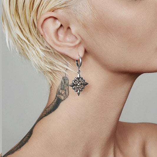 FLEUR-DE-LIS ELEGANCE EARRINGS