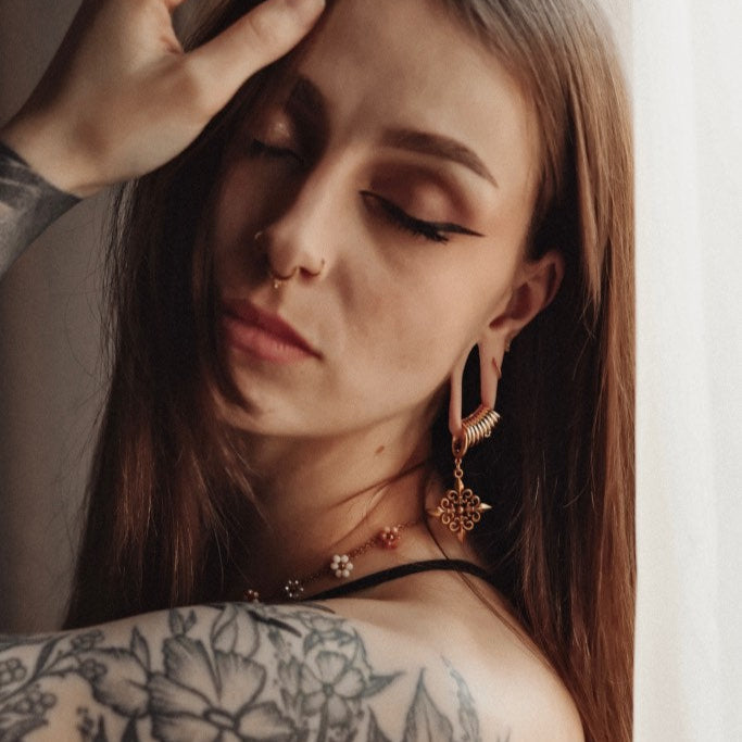 FLEUR-DE-LIS ELEGANCE EARRINGS