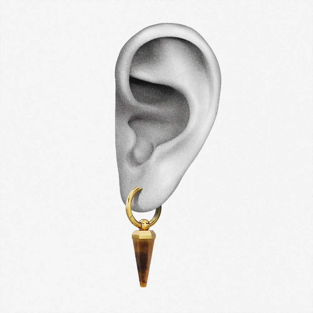 CRYSTAL PRISMATIC EARRINGS