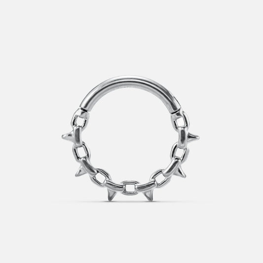 CHAIN & SPIKE SEPTUM CLICKER