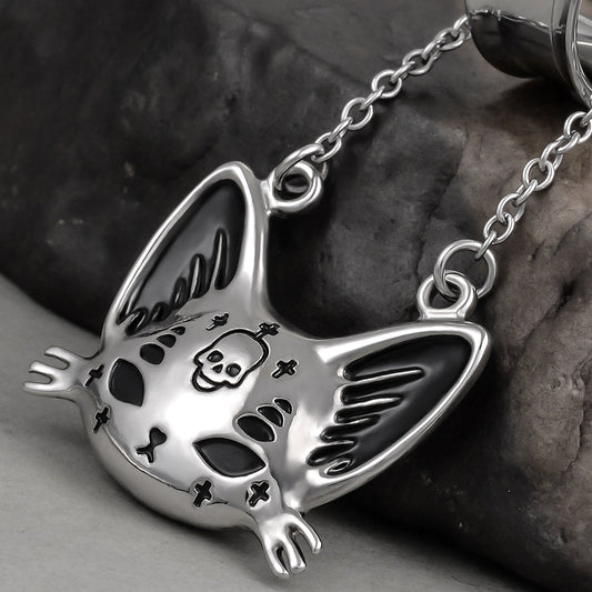 MYSTIC CAT SKULL DANGLES