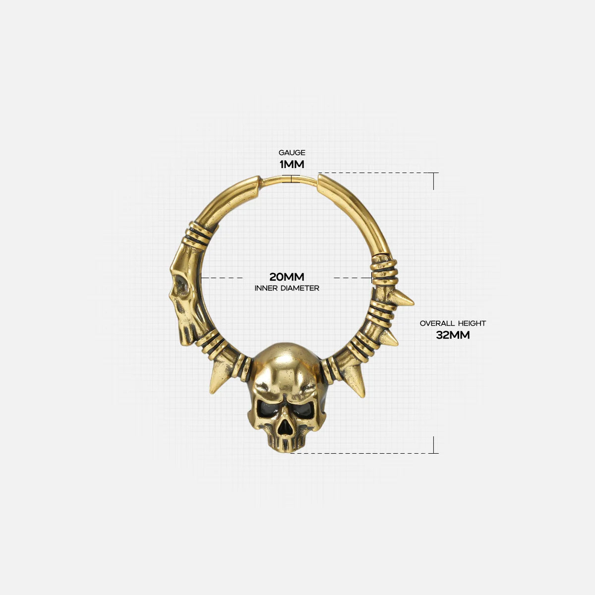 BONE WARRIOR EARRINGS
