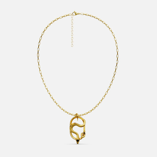 CAGED COIL PENDANT