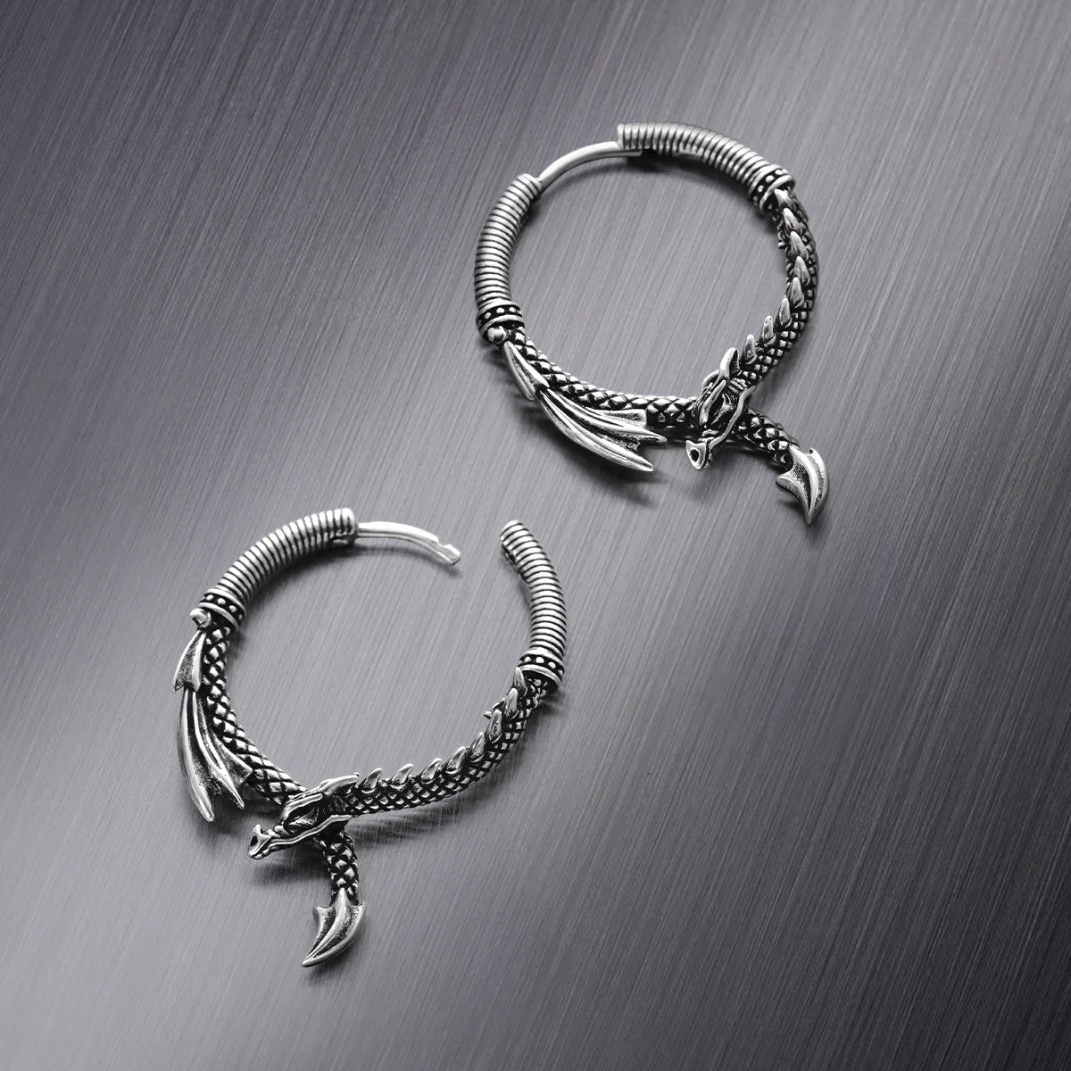 OUROBOROS DRAGON EARRINGS