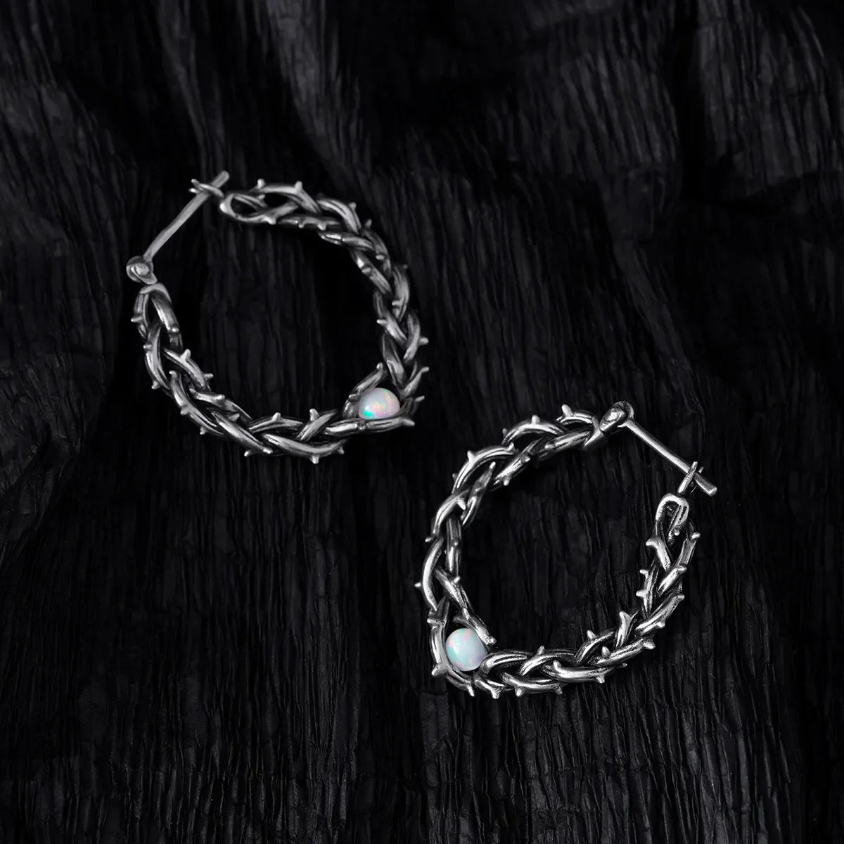 THORNS OPAL EARRINGS