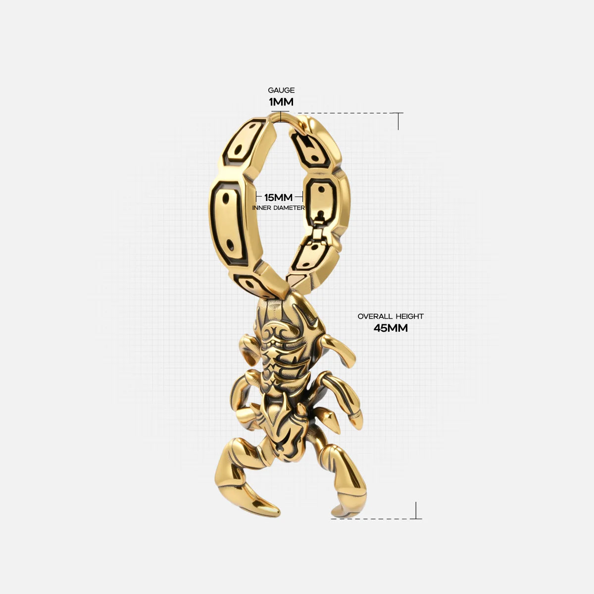 VENOM SCORPION EARRINGS