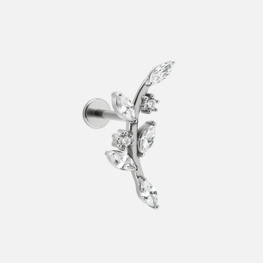 VERDANT WHISPER FLAT BACK STUD