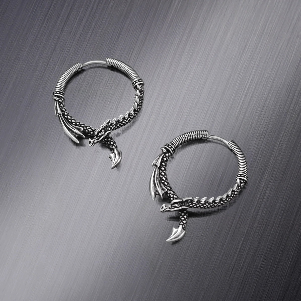 OUROBOROS DRAGON EARRINGS