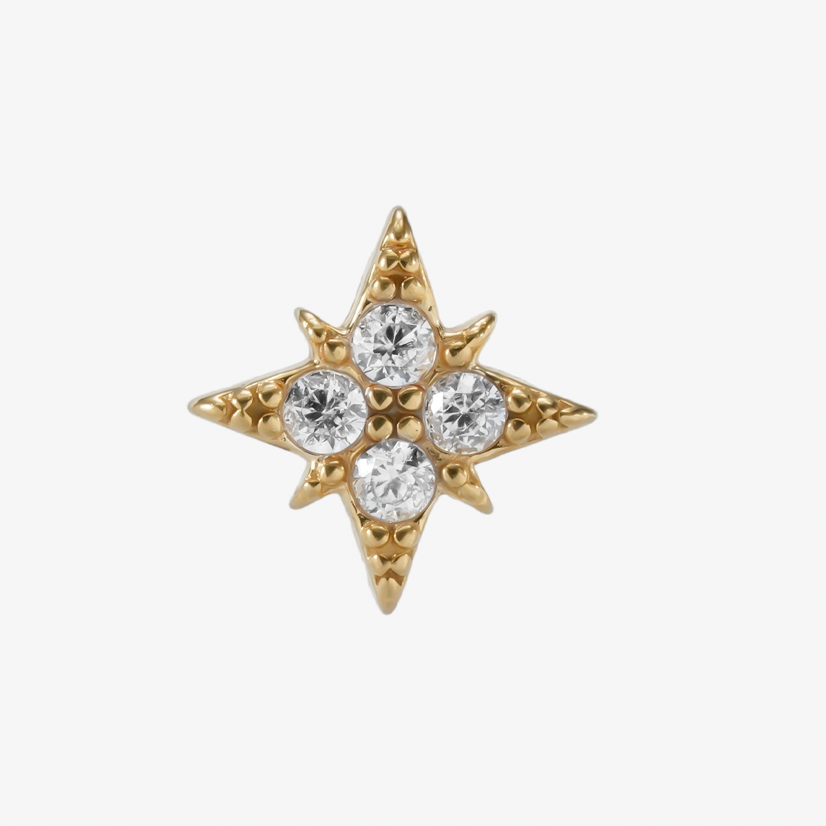 GUIDING STAR FLAT BACK STUD