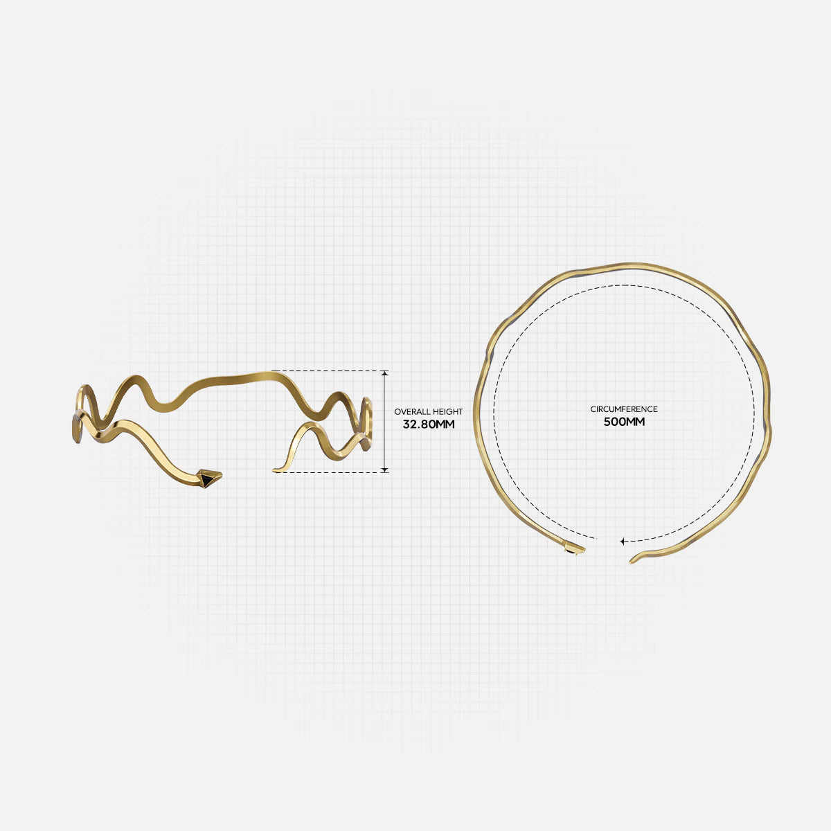 SERPENT CONTOUR CIRCLET