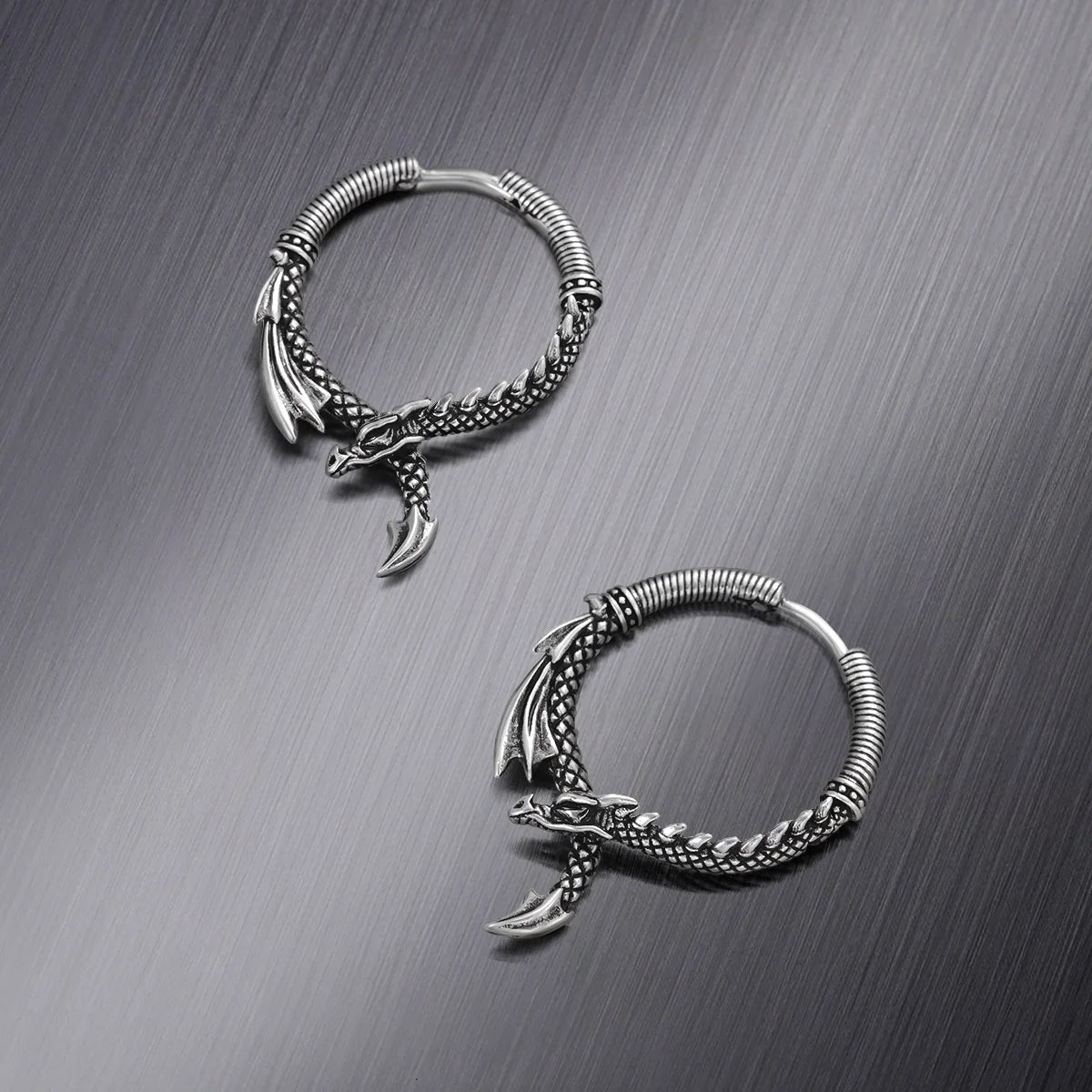 OUROBOROS DRAGON EARRINGS