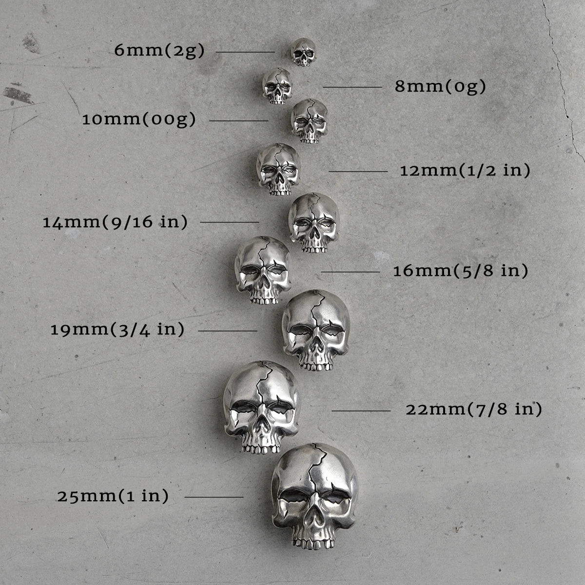 CRACKED SKULL PLUGS