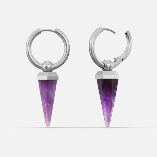 CRYSTAL PRISMATIC EARRINGS
