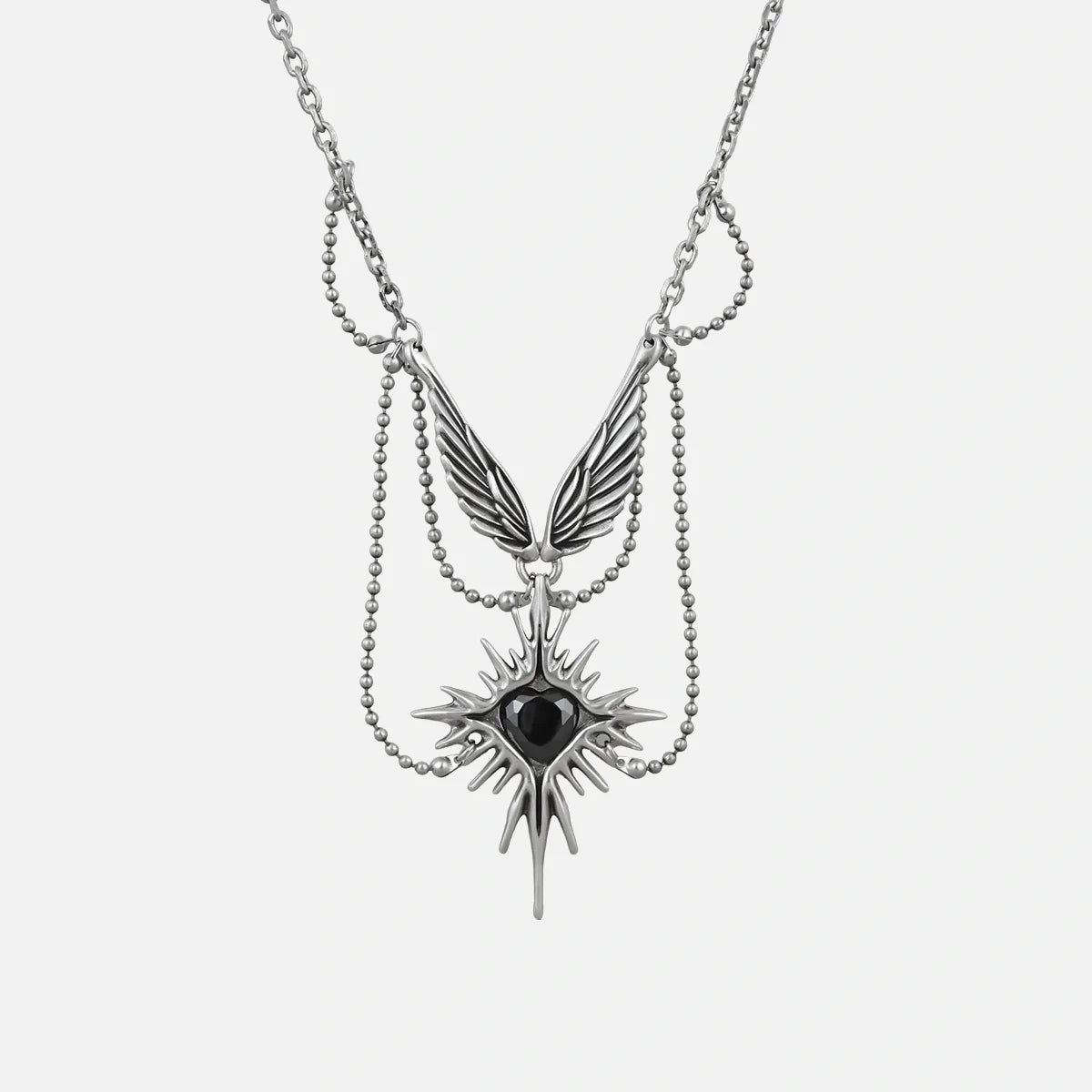 CELESTIAL STARBURST WINGS NECKLACE