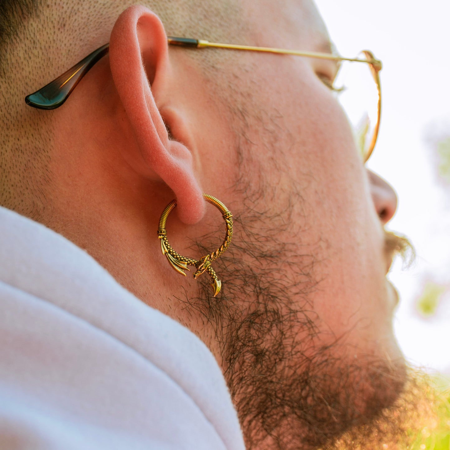 OUROBOROS DRAGON EARRINGS