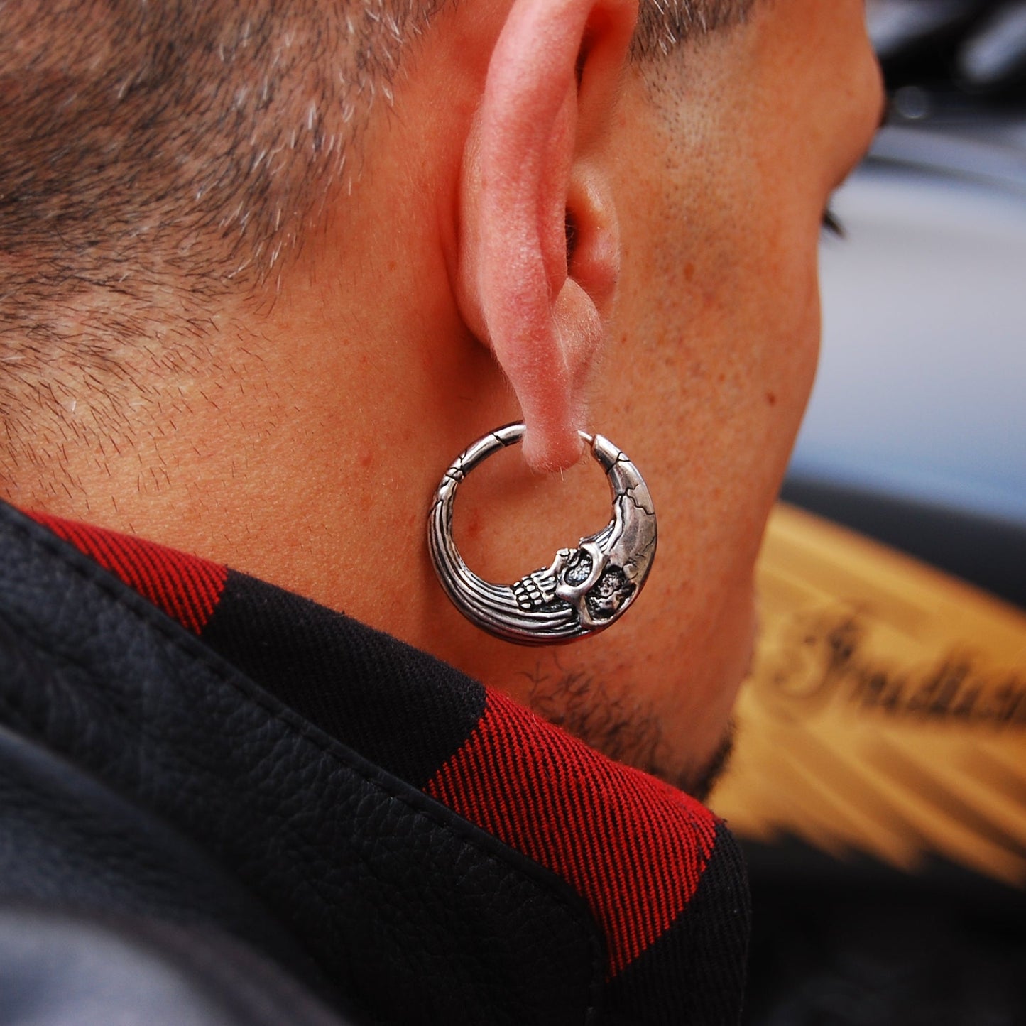 LUNAR SOLAR SKULLS EARRINGS