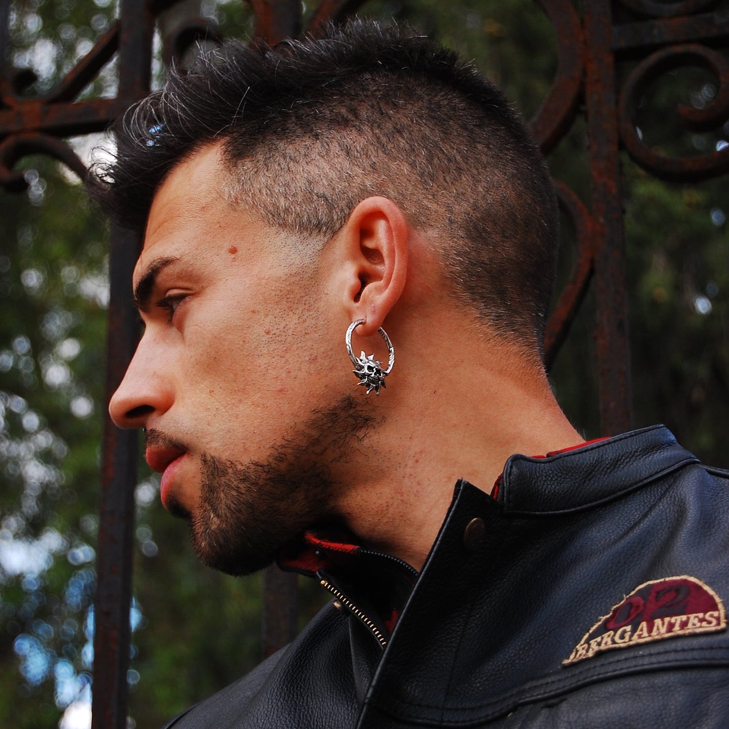 LUNAR SOLAR SKULLS EARRINGS