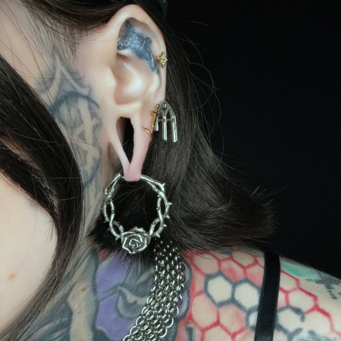 ROSE EMBRACE EARRINGS