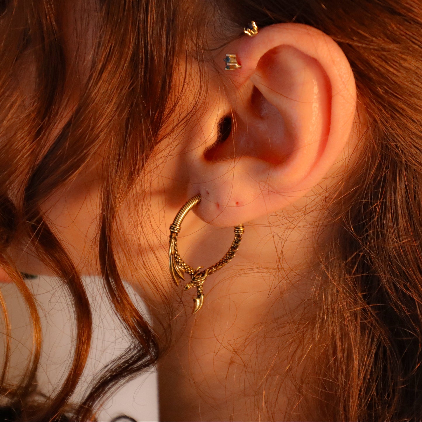 OUROBOROS DRAGON EARRINGS