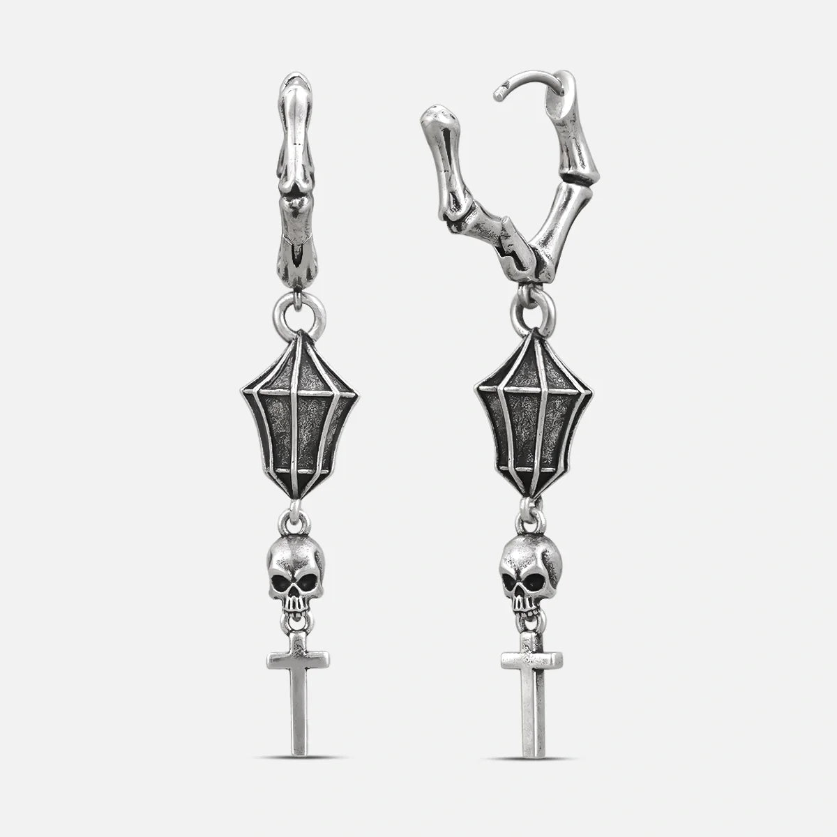 SKULL LANTERN EARRINGS