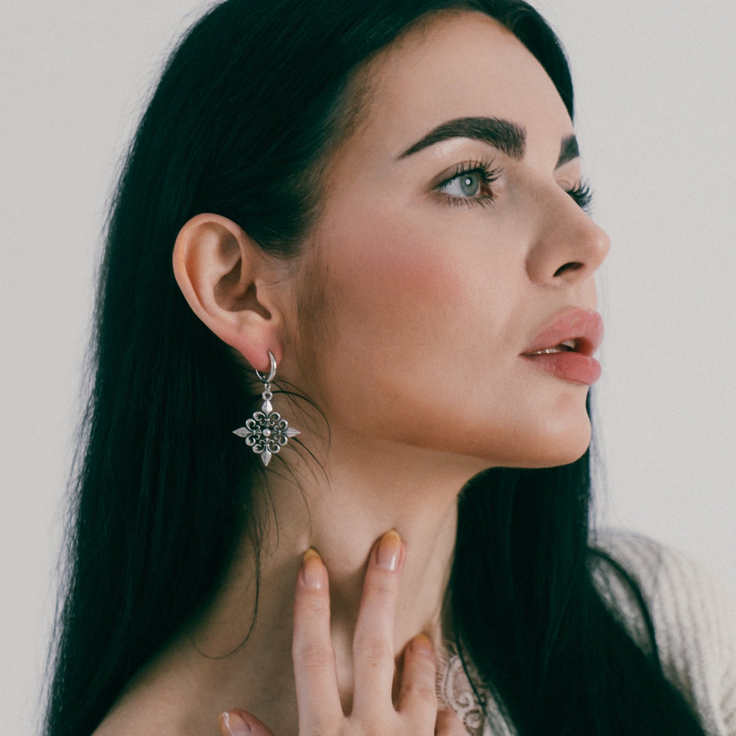 FLEUR-DE-LIS ELEGANCE EARRINGS