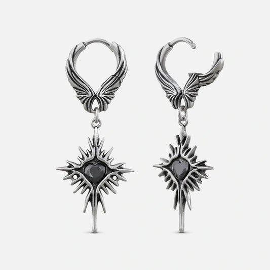 WINGED HEARTBURST EARRINGS