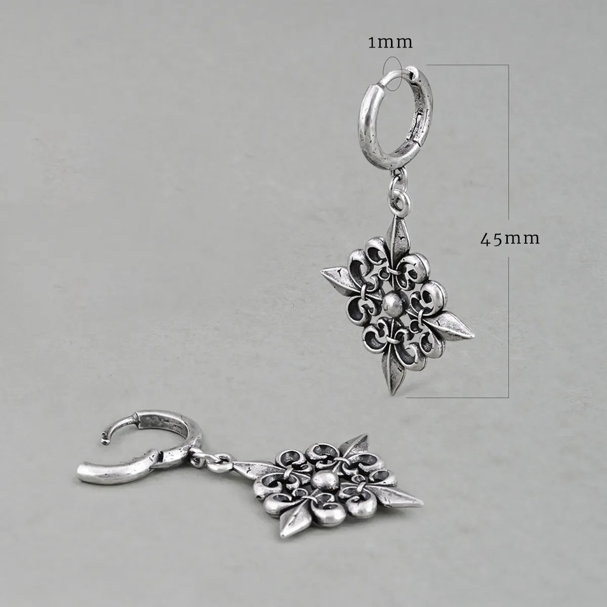 FLEUR-DE-LIS ELEGANCE EARRINGS