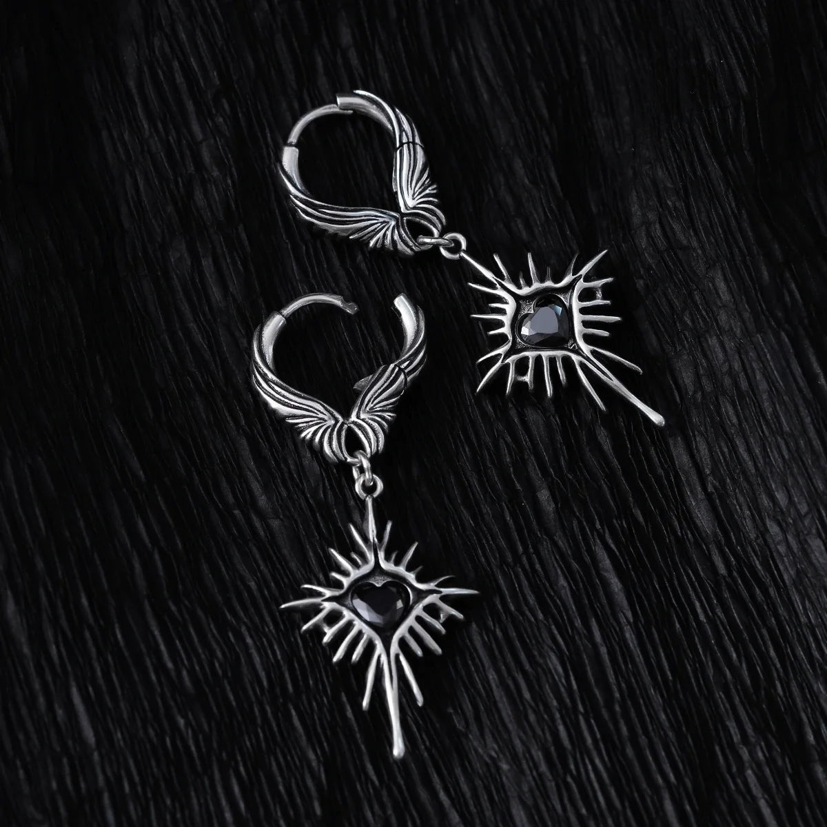 WINGED HEARTBURST EARRINGS