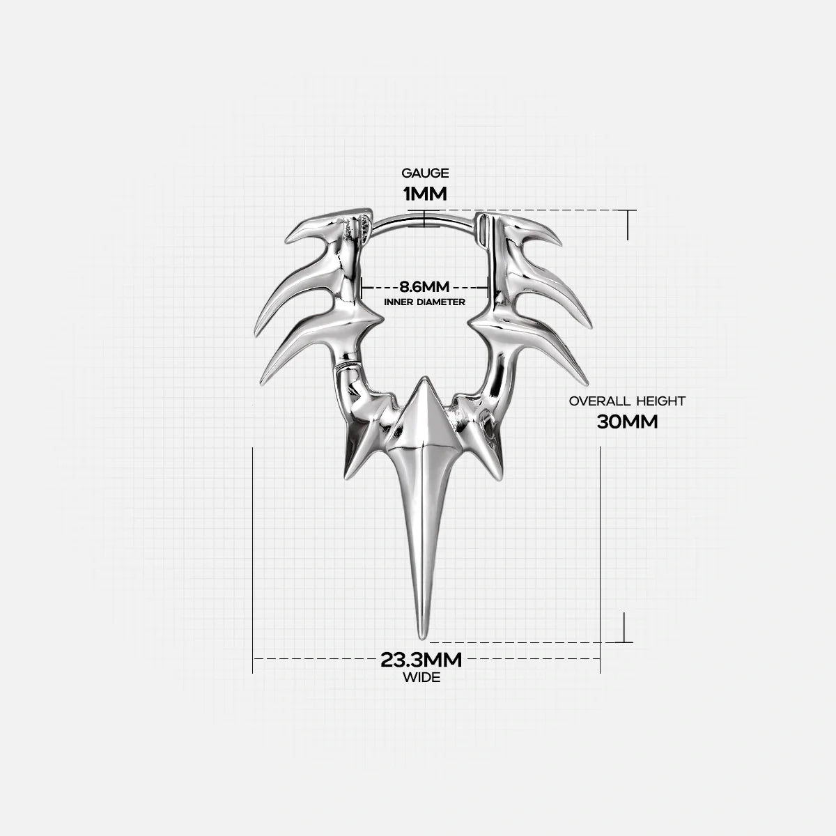 VENOM SPIRE EARRINGS