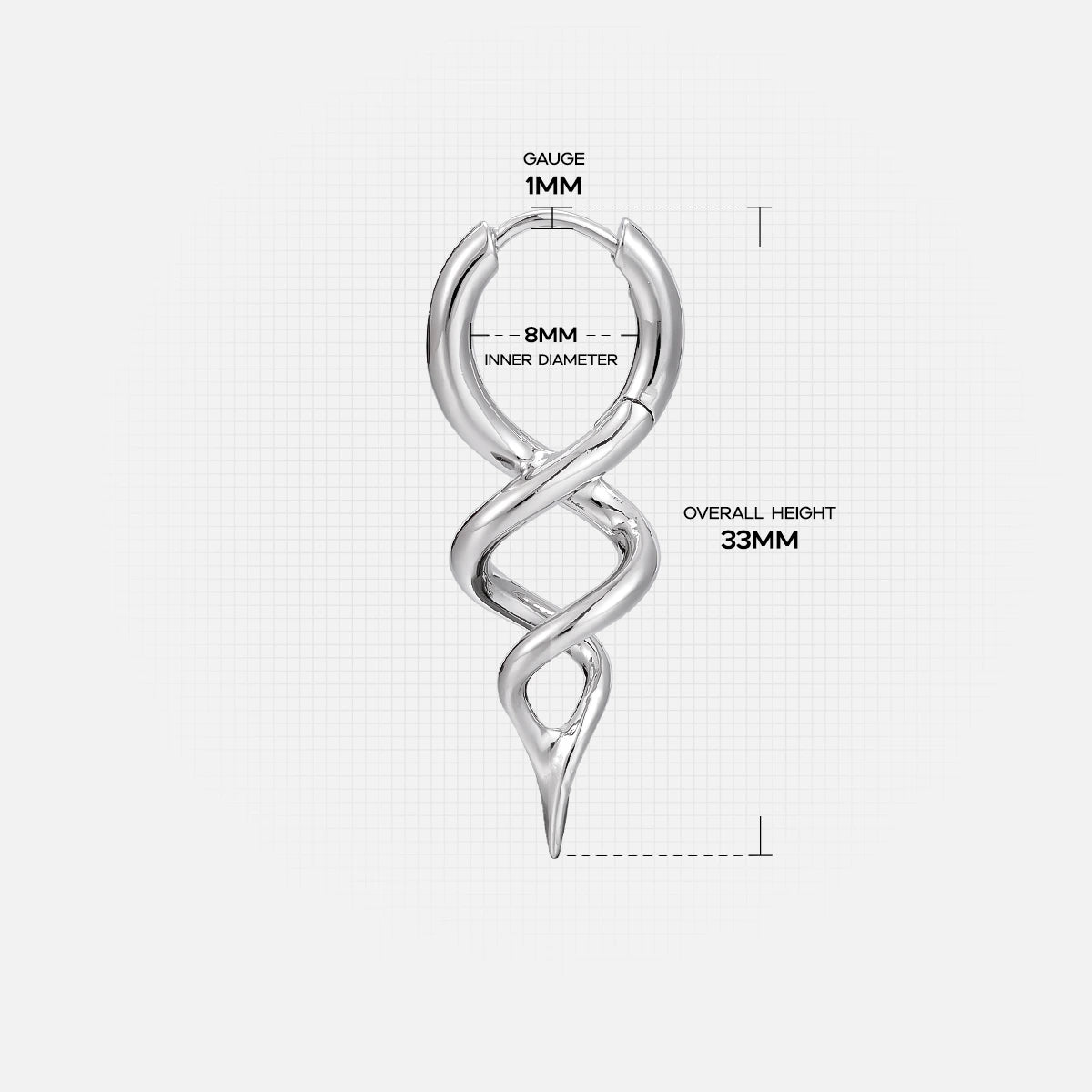 DNA DROP EARRINGS