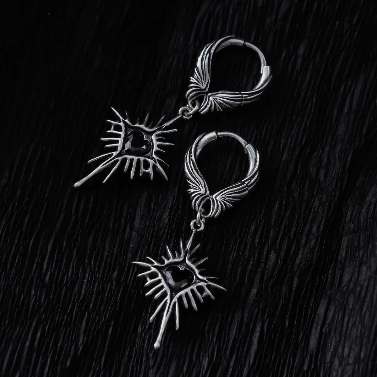 WINGED HEARTBURST EARRINGS