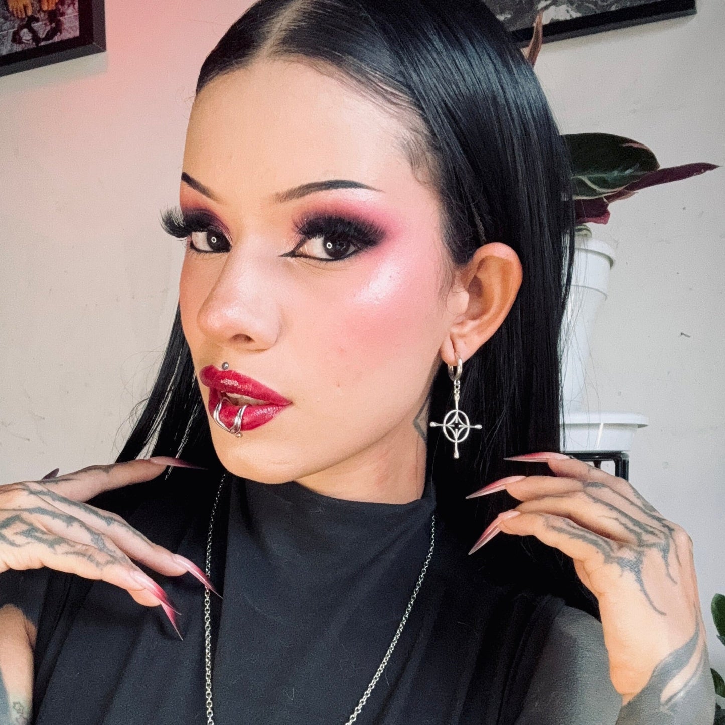 SYMMETRICAL CELESTIAL EARRINGS