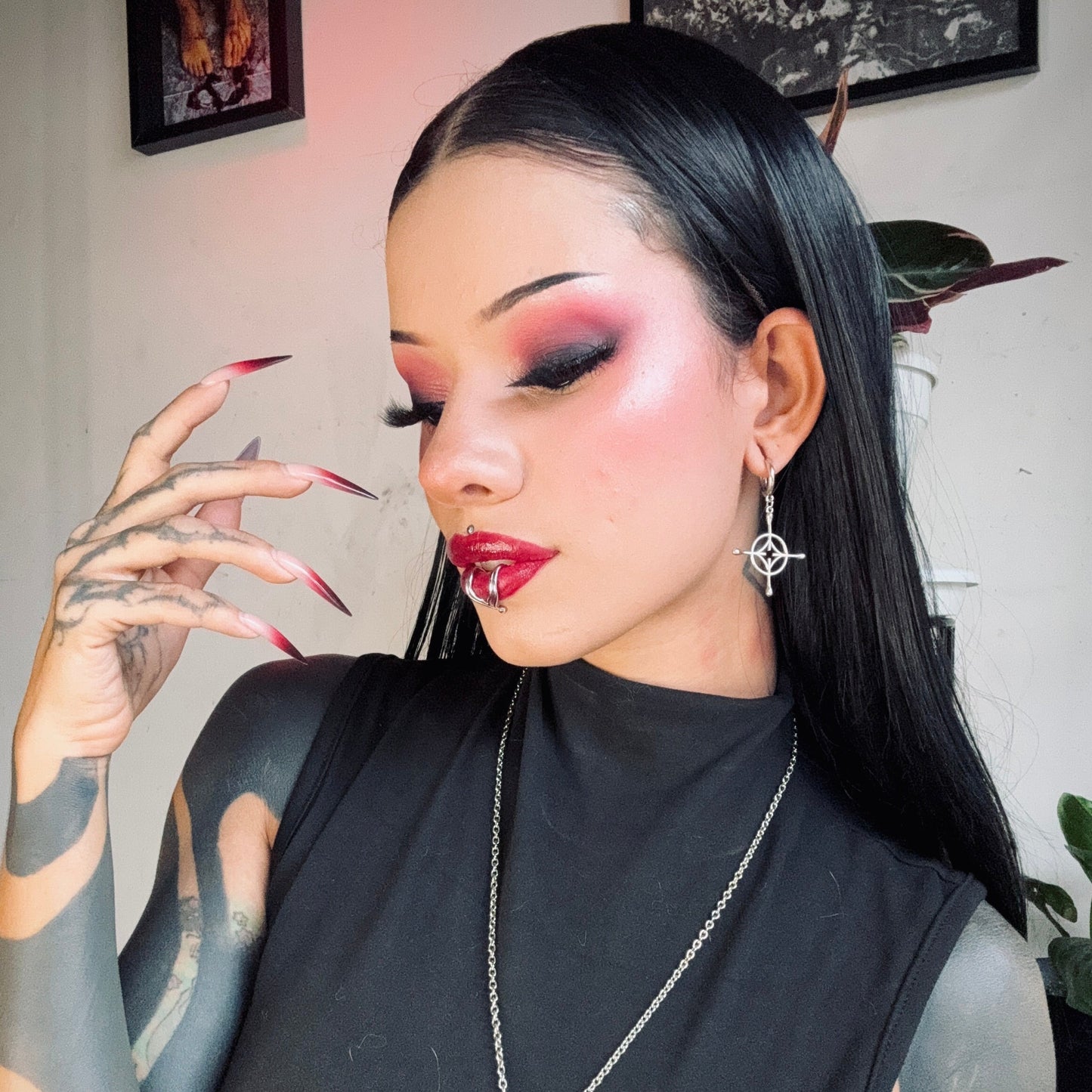 SYMMETRICAL CELESTIAL EARRINGS