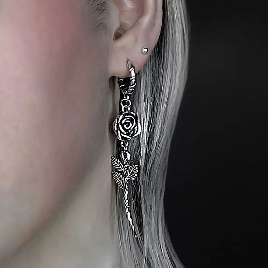 ELEGANT ROSE EARRINGS