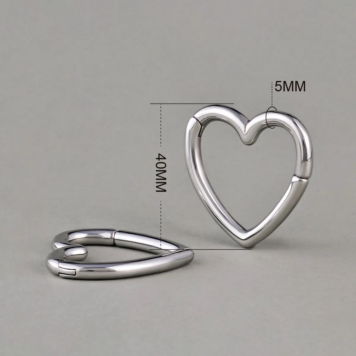 ROMANTIC HEART EAR WEIGHTS