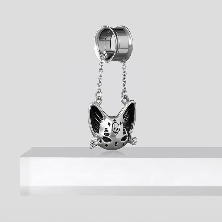 MYSTIC CAT SKULL DANGLES