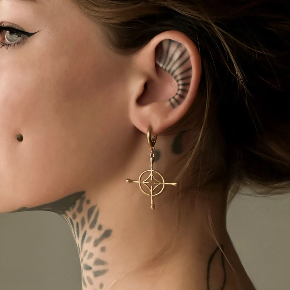 SYMMETRICAL CELESTIAL EARRINGS