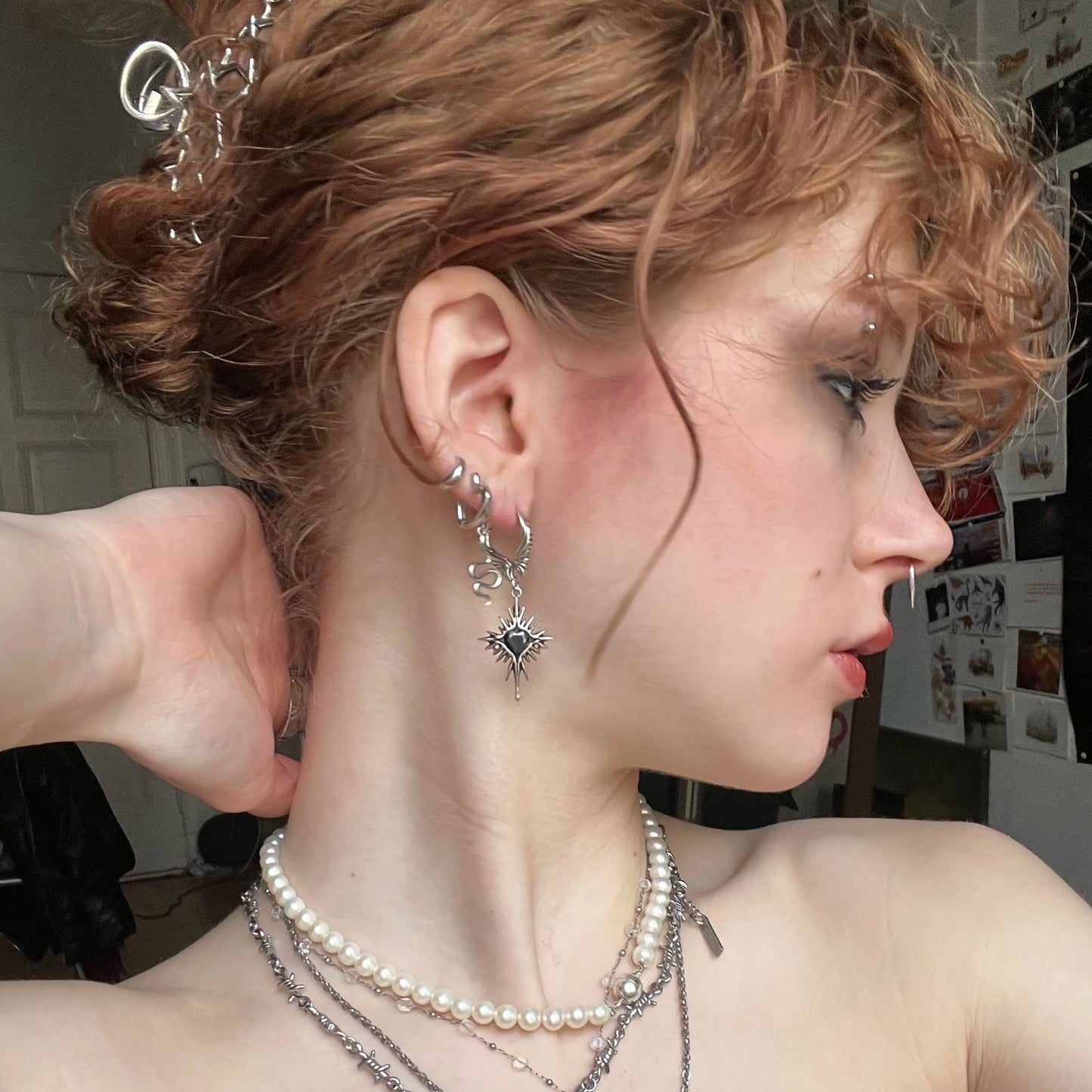 WINGED HEARTBURST EARRINGS